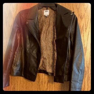 Juniors black Moto jacket